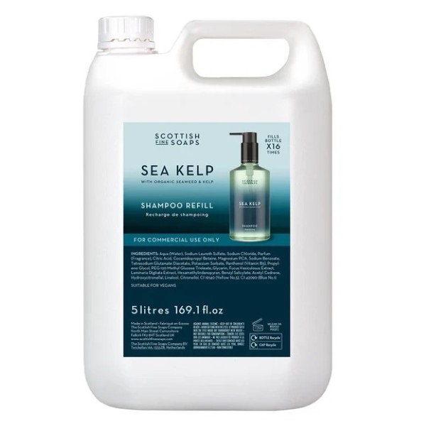 Click for a bigger picture.Sea Kelp Luxury Shampoo Refill 5L