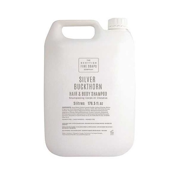 Click for a bigger picture.Silver Buckthorn Hair + Body Shampoo 5ltr