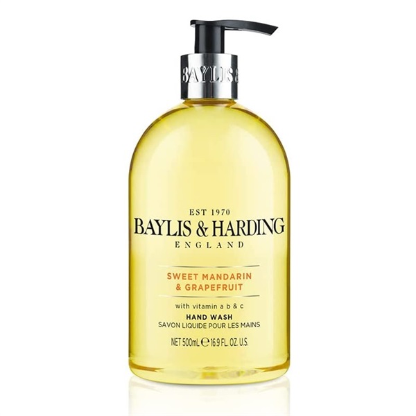 Click for a bigger picture.Baylis Harding Mandarin + GFruit H/Wash 500ml Pump Bottle