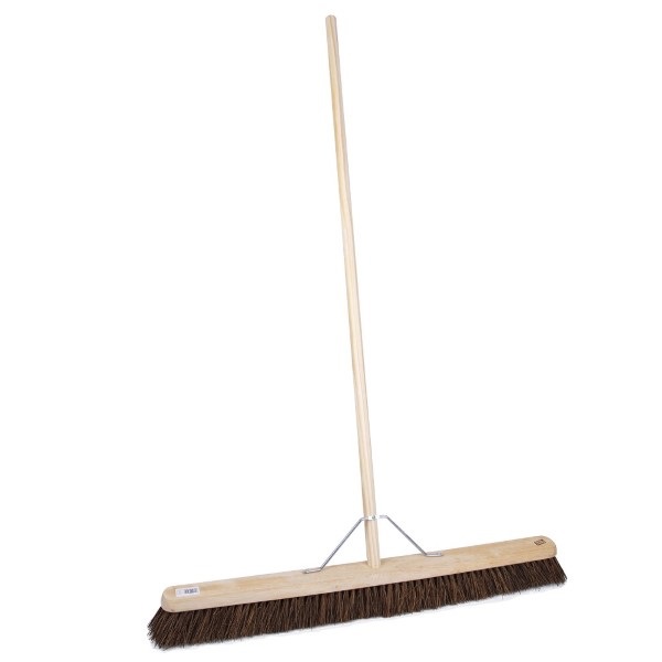 Click for a bigger picture.xx 3' / 36''  Stiff Yard Broom Complete