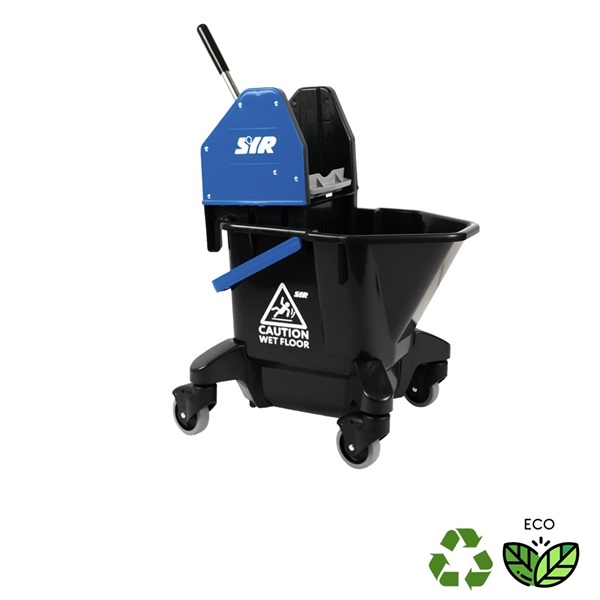 Click for a bigger picture.TC20-R Kentucky Mop Bucket + Wringer Blue - Durable Recycled Plastic