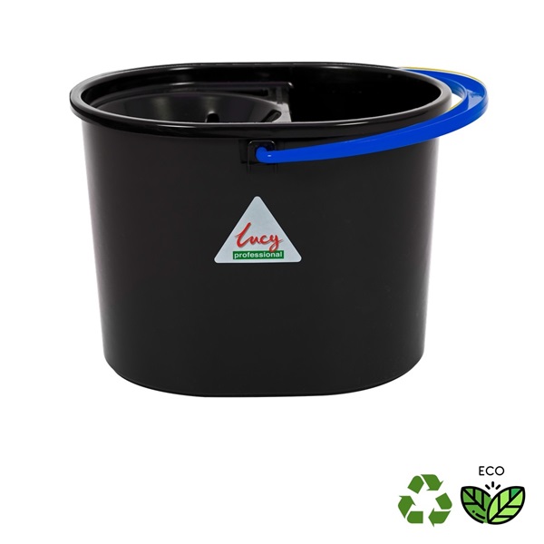 Click for a bigger picture.Lucy Mop Bucket + Wringer Blue - Durable Recycled Plastic