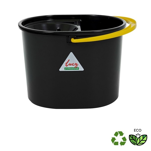 Click for a bigger picture.Lucy Mop Bucket + Wringer Yellow - Durable Recycled Plastic