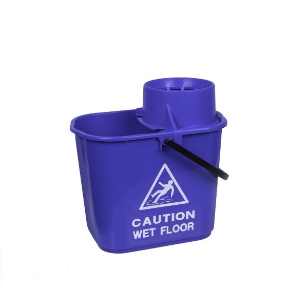 Click for a bigger picture.15L Blue Professional Mop Bucket + Wringer