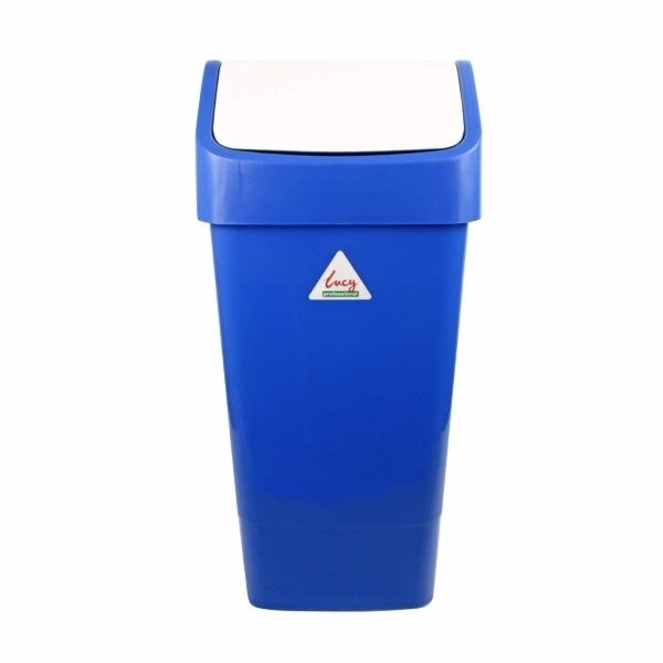Click for a bigger picture.Lucy Swing Bin 50L Blue