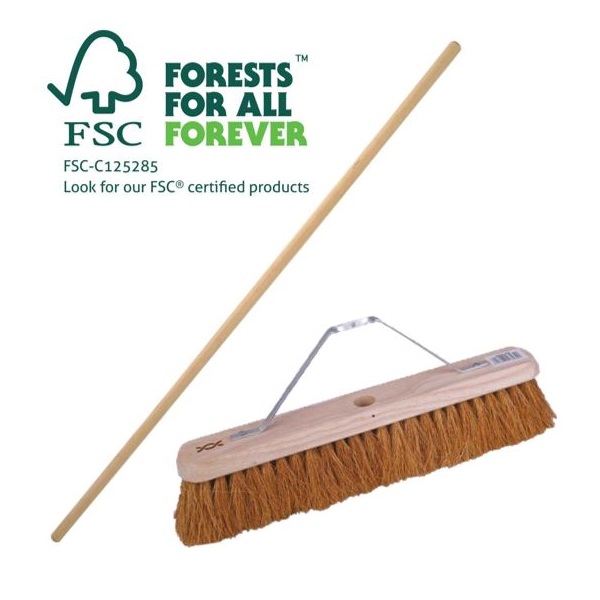 Click for a bigger picture.xx 24'' Soft Yard Broom Complete
