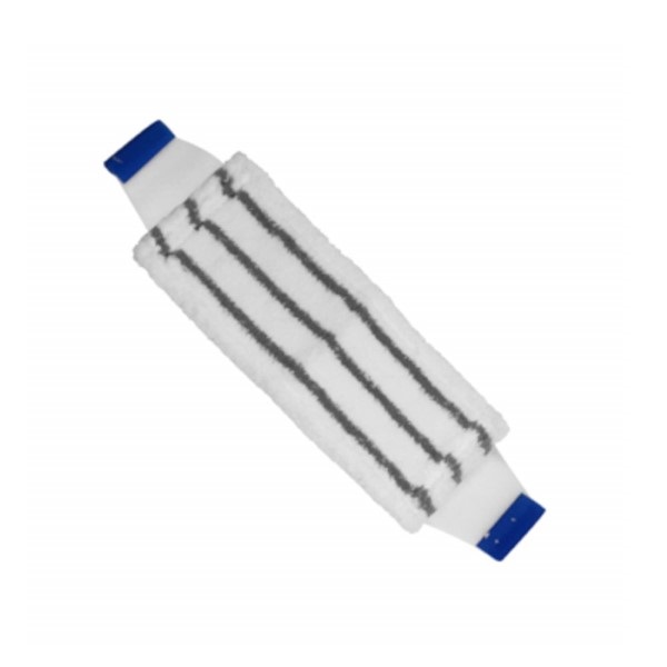 Click for a bigger picture.Blue 40cm Microfibre Flatmop Heads - For Use With SYR Snapper Frame