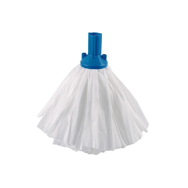 Click for a bigger picture.Exel Big White Mop Head - Blue Socket 117g