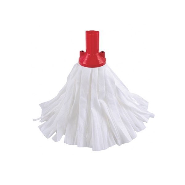 Click for a bigger picture.Exel Big White Mop Head - Red Socket 117g