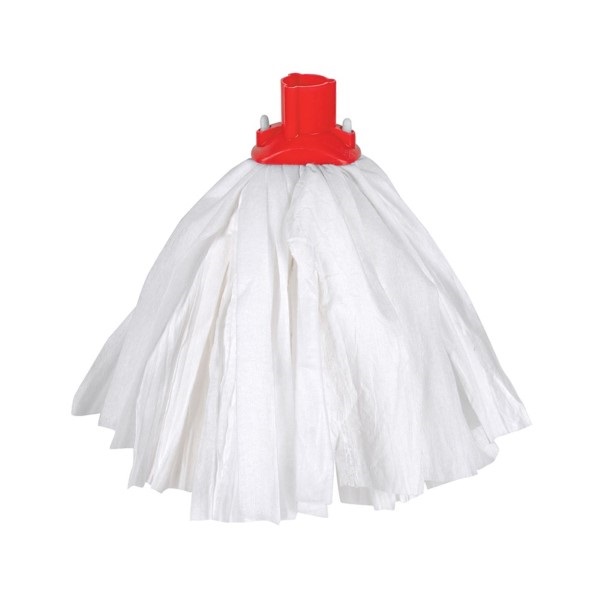 Click for a bigger picture.Exel Big White Mop Head - Red Socket 117g