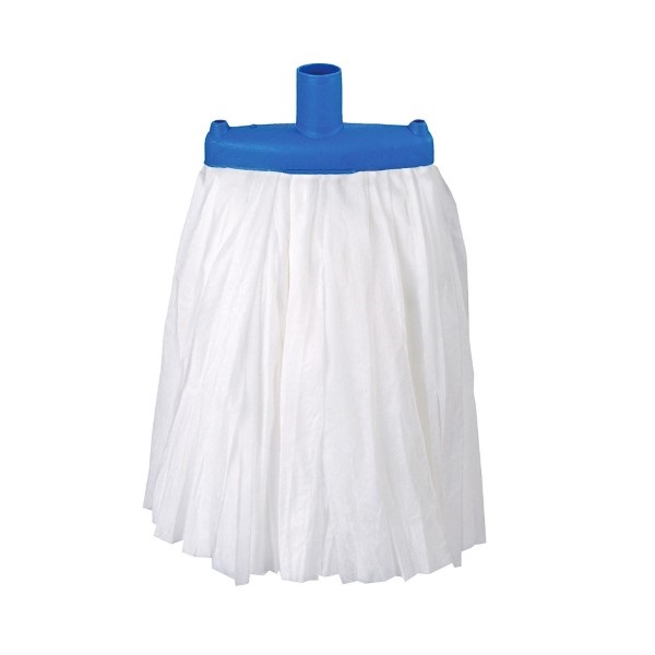 Click for a bigger picture.Big White Praire Mop Blue (Screw Fitting)