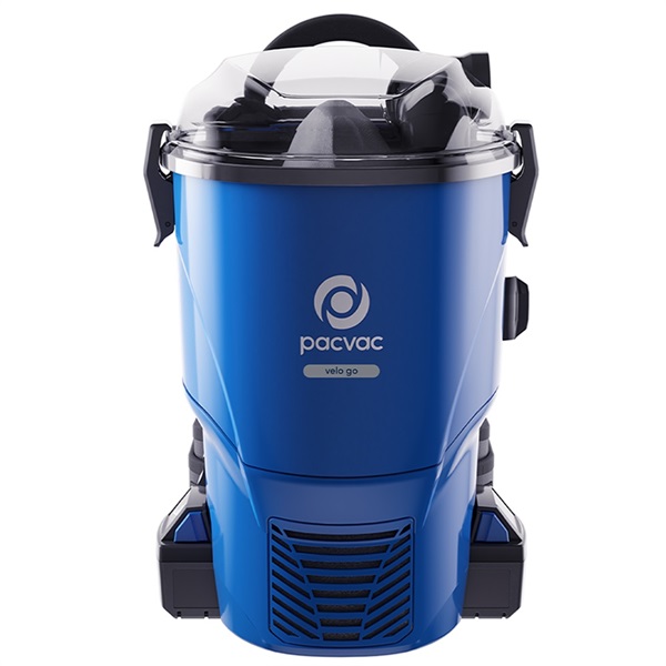 Click for a bigger picture.Pacvac Velo Go Backpack Battery Vacuum