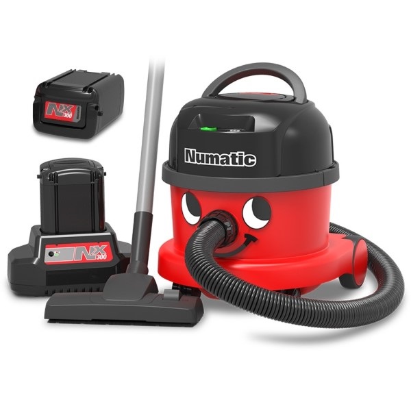 Click for a bigger picture.Numatic NBV240NX Cordless Battery Vacuum Includes 2x NX300 Batteries