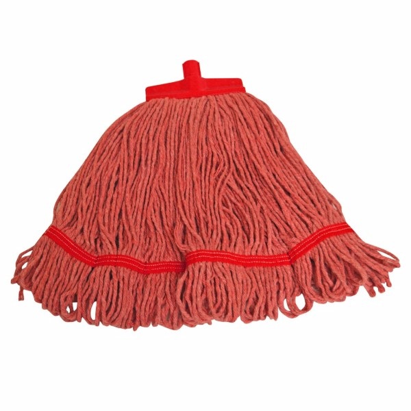 Click for a bigger picture.Large SYRtex Changer Mop Head RED with Scrub Bartak (Interchange Fittiing) 940899