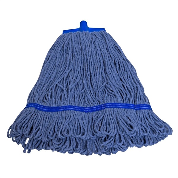 Click for a bigger picture.Large SYRtex Changer Mop Head BLUE with Scrub Bartak (Interchange Fittiing) 490903