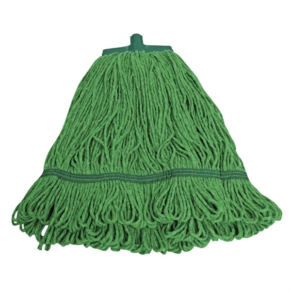 Click for a bigger picture.Large SYRtex Changer Mop Head GREEN with Scrub Bartak (Interchange Fittiing) 940911