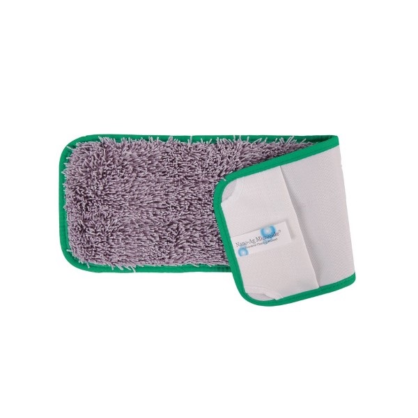 Click for a bigger picture.Nano-Ag Microfibre Flat Mop Green - For Use with Pro-Mist Flat Mop System