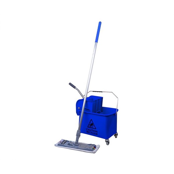 Click for a bigger picture.Blue Microspeedy Bucket + Microfibre Flat Mop Kit ( Note - 2 Packages )
