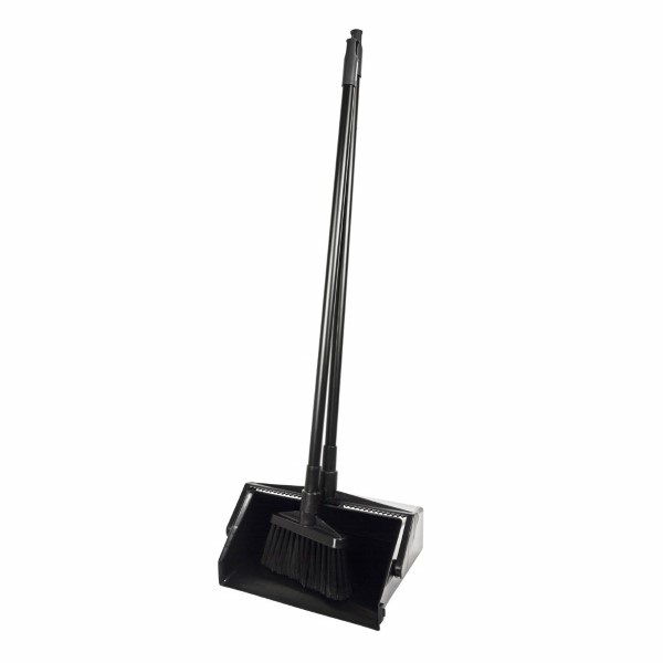 Click for a bigger picture.SYR Lobby Dustpan And Brush Set Black