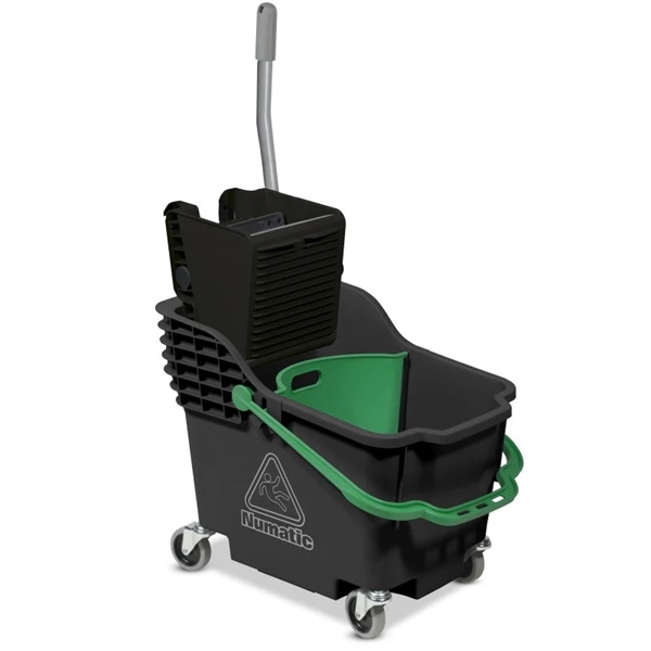 Click for a bigger picture.Numatic HB1812R Hi-BakMop Bucket & Wringer Green