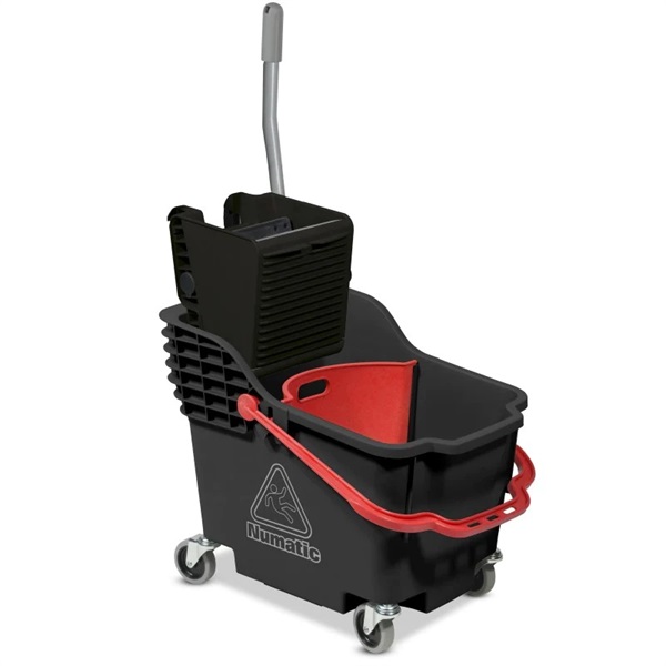 Click for a bigger picture.Numatic HB1812R Hi-BakMop Bucket & Wringer Red