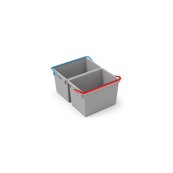 Click for a bigger picture.Numatic 2x Grey 10ltr Buckets For use with all ECO-Matic Trolleys