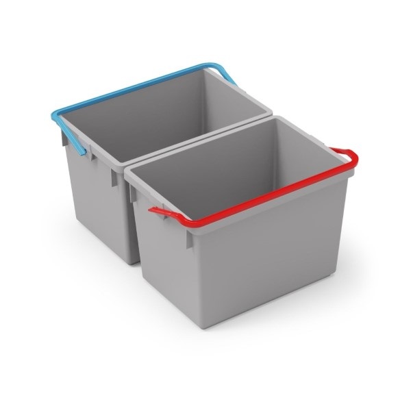 Click for a bigger picture.Numatic 2x Grey 10ltr Buckets For use with all ECO-Matic Trolleys