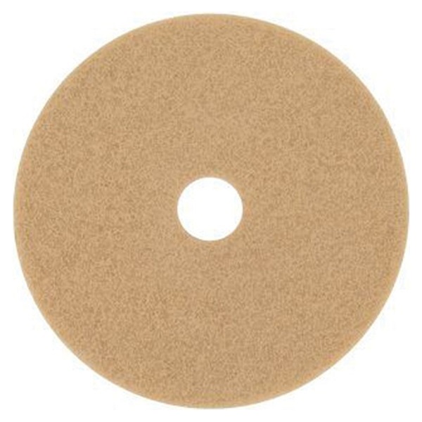 Click for a bigger picture.17'' Tan Floor Pads - 100% Recycled Polyester