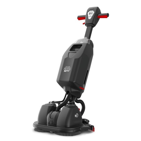 Click for a bigger picture.Numatic 244NX Compact Scrubber Dryer Cordless 2x battery