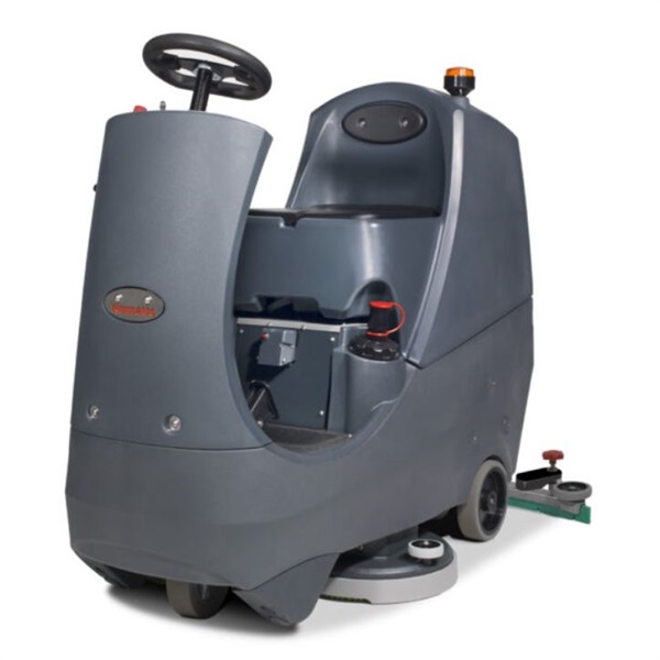 Click for a bigger picture.CRG8072 Compact Ride-on Twin Scrubber Dryer Battery 150RPM 80Ltr