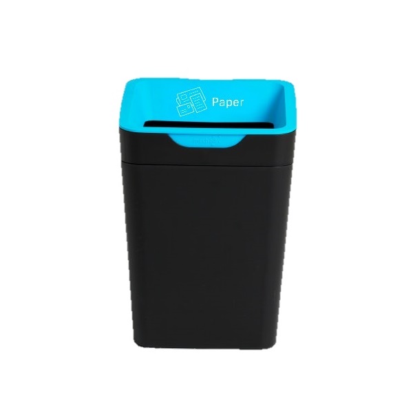 Click for a bigger picture.Method Bin 20L - Open Lid - Blue - Paper