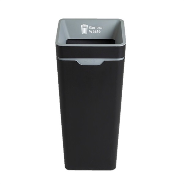 Click for a bigger picture.Method Bin 60L - Open Lid - Grey - General Waste