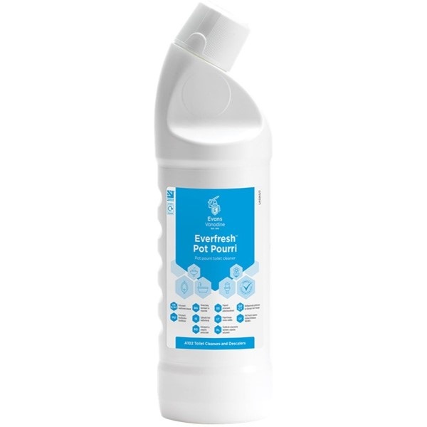 Click for a bigger picture.Everfresh Toilet Cleaner Pot-Pourri 1L