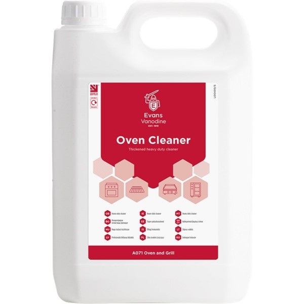 Click for a bigger picture.Oven Cleaner Thick Heavy Duty Degreaser 5LTR - Handle Product With Care - Corrosive