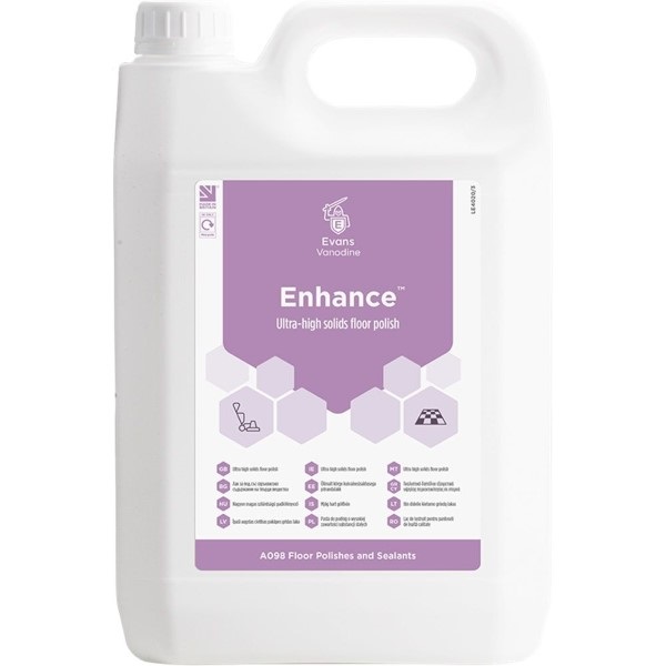 Click for a bigger picture.Enhance Floor Polish 5LTR