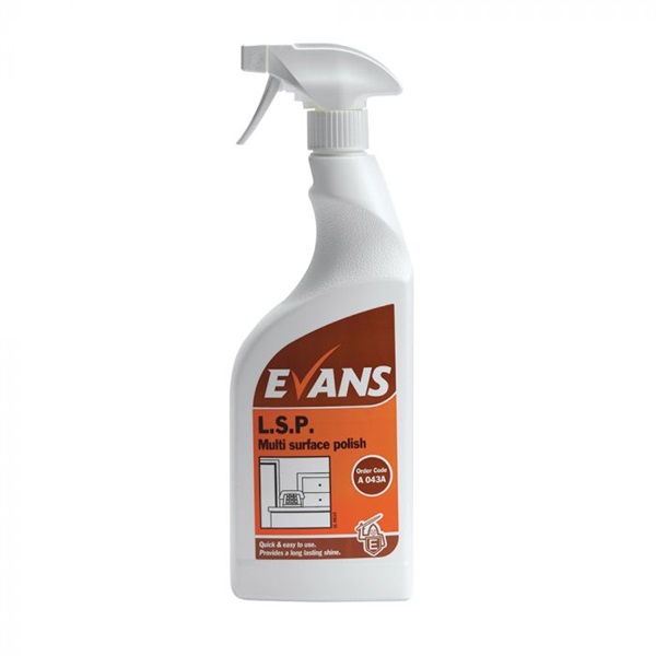 Click for a bigger picture.Evans L.S.P Multi Surface Polish 750ML
