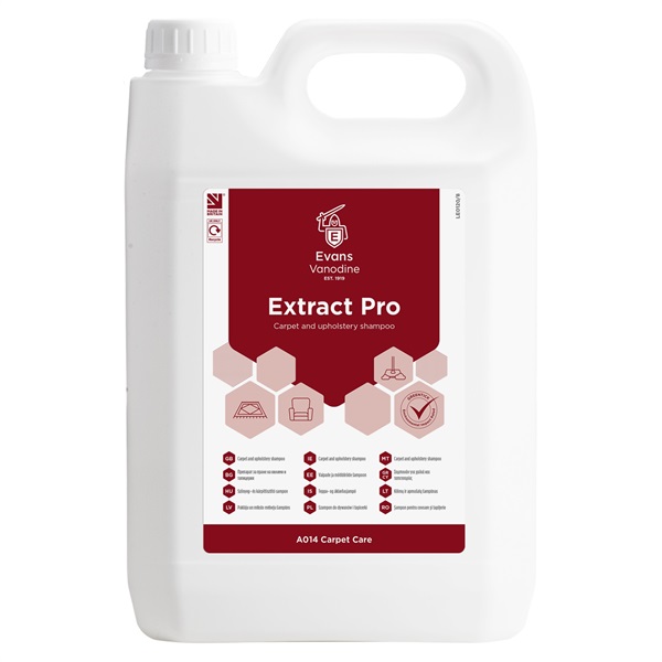 Click for a bigger picture.Extract Pro Carpet Shampoo 5LTR