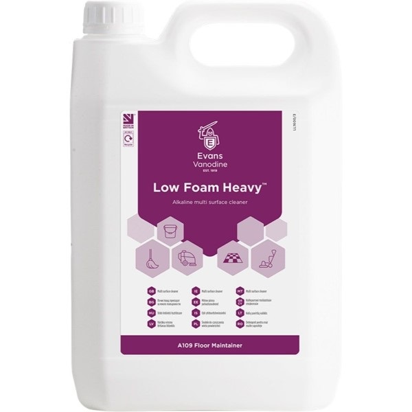 Click for a bigger picture.Low Foam Heavy - Floor Cleaner 5L - Handle Product With Care - Corrosive