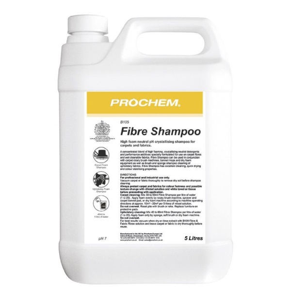 Click for a bigger picture.Prochem Fibre Shampoo 5L Single