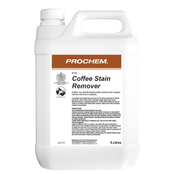 Click for a bigger picture.Prochem Coffee Stain Remover 5L Single