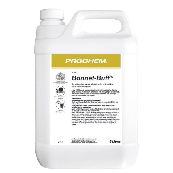 Click for a bigger picture.Prochem Bonnet-Buff 5L Single