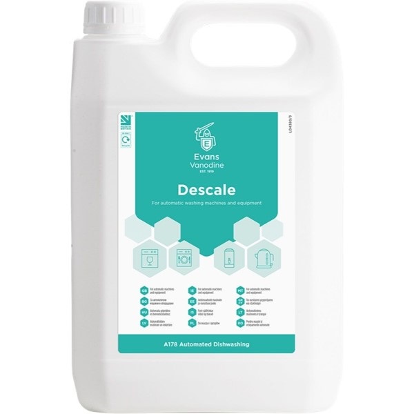 Click for a bigger picture.Descale 5LTR - Handle Product With Care - Corrosive