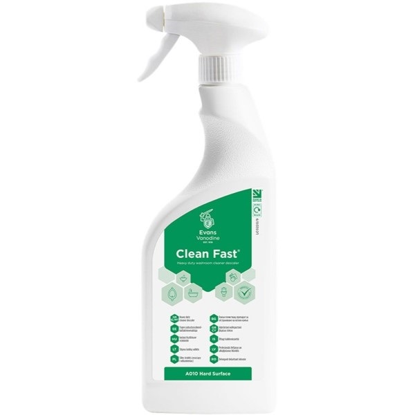 Click for a bigger picture.Clean Fast Washroom Cleaner Descaler 750ml