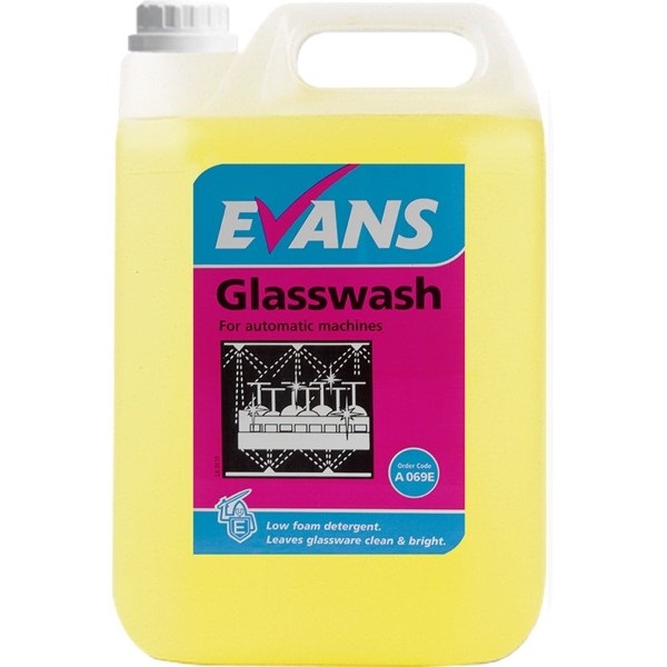 Click for a bigger picture.Dishwasher Glasswash 5LTR - Handle Product With Care - Corrosive