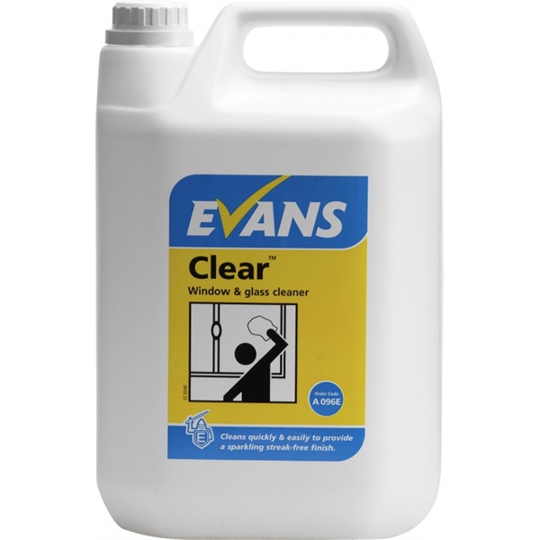 Click for a bigger picture.Clear Window, Glass + Stainless Steel Cleaner 5L