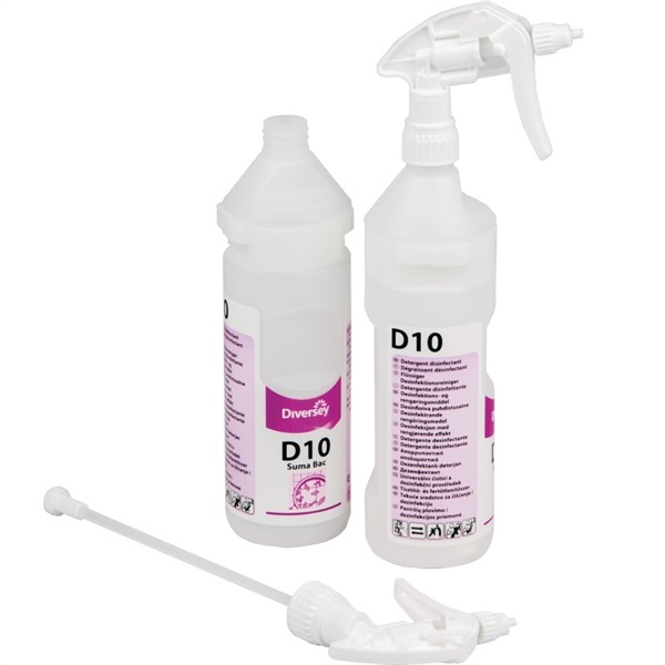 Click for a bigger picture.Reuseable Empty D10 Trigger Bottles 750ml