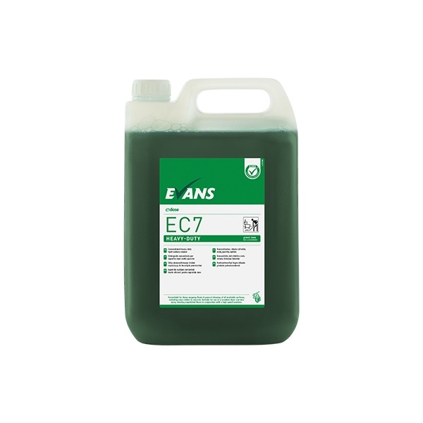 Click for a bigger picture.Evans EC7 Green Zone 5L Single Heavy Duty Hard Surface Cleaner