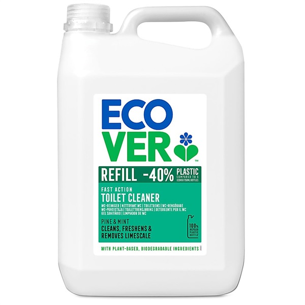 Click for a bigger picture.xx Ecover Toilet Cleaner Pine + Mint 5L Refill Single