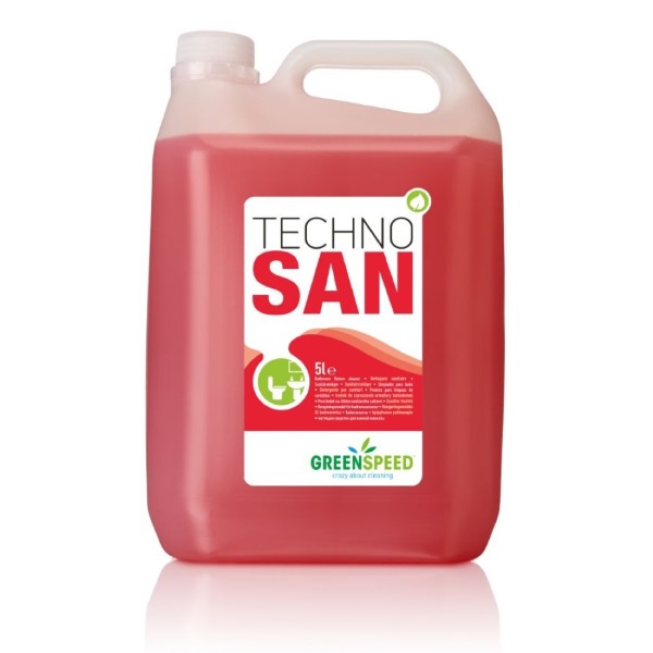 Click for a bigger picture.xx Greenspeed Techno San 5L Single - Washroom Cleaner