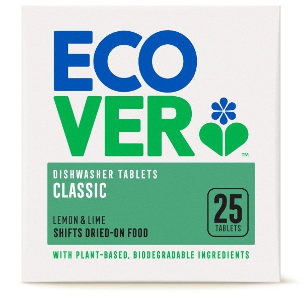 Click for a bigger picture.Ecover Dishwasher Tablets 6 X 25